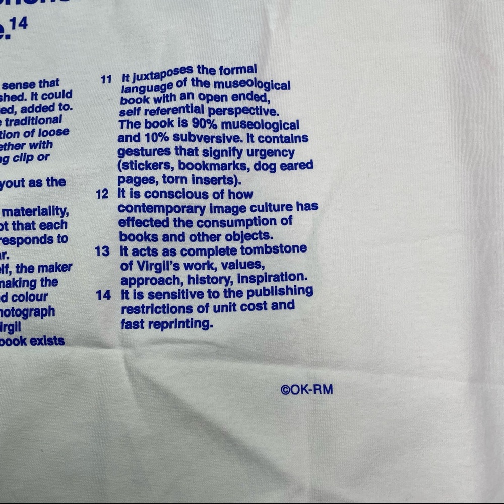 Champion x Virgil Abloh Pyrex Mens 2XL White Tee Shirt Figures of Speech T-Shirt - Picture 6 of 12